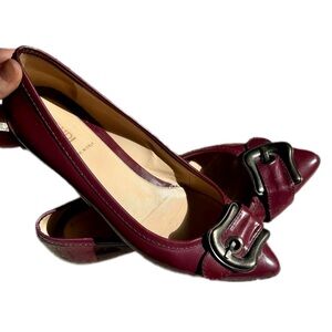 Plum Patent Leather FENDI Flats